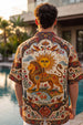 Majestic Sun Swanwhite All Over Print Oversized Exclusive Shirt