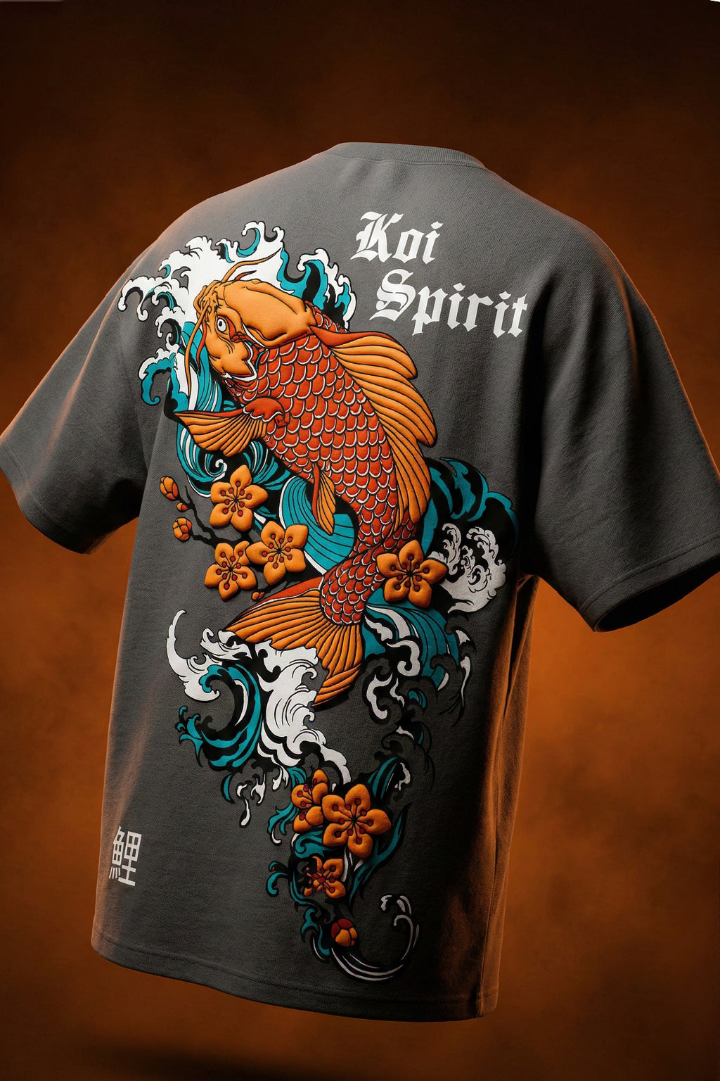 Spirit Grey 3D Puff Print Exclusive T-shirt Supreme Edition