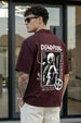 Deadpool Brown Oversized Printed Exclusive Shirt