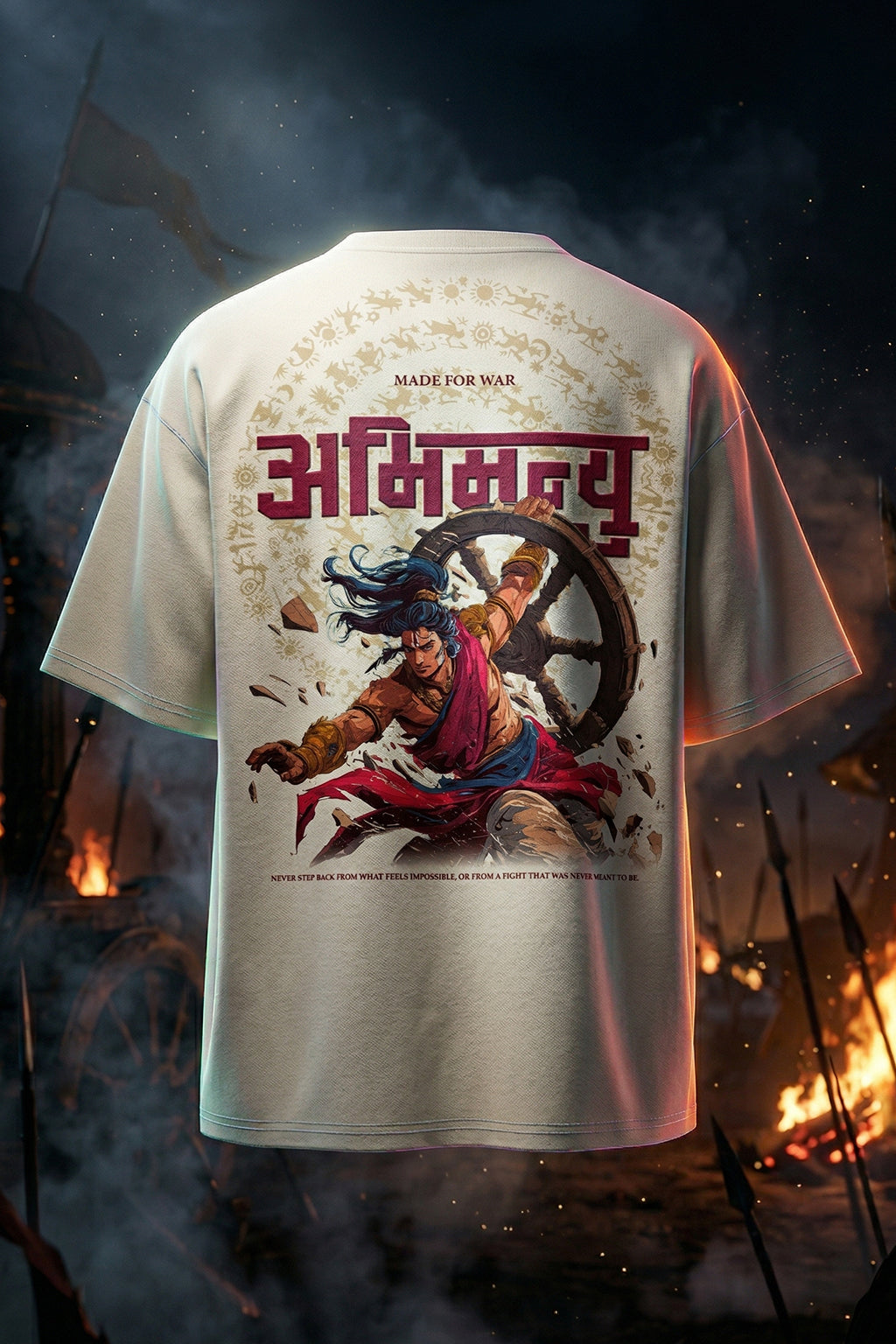 अभिमन्यु Swanwhite Printed Exclusive T-shirt Supreme Edition