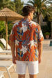 Sunset Palm Red All Over Print Oversized Exclusive Shirt