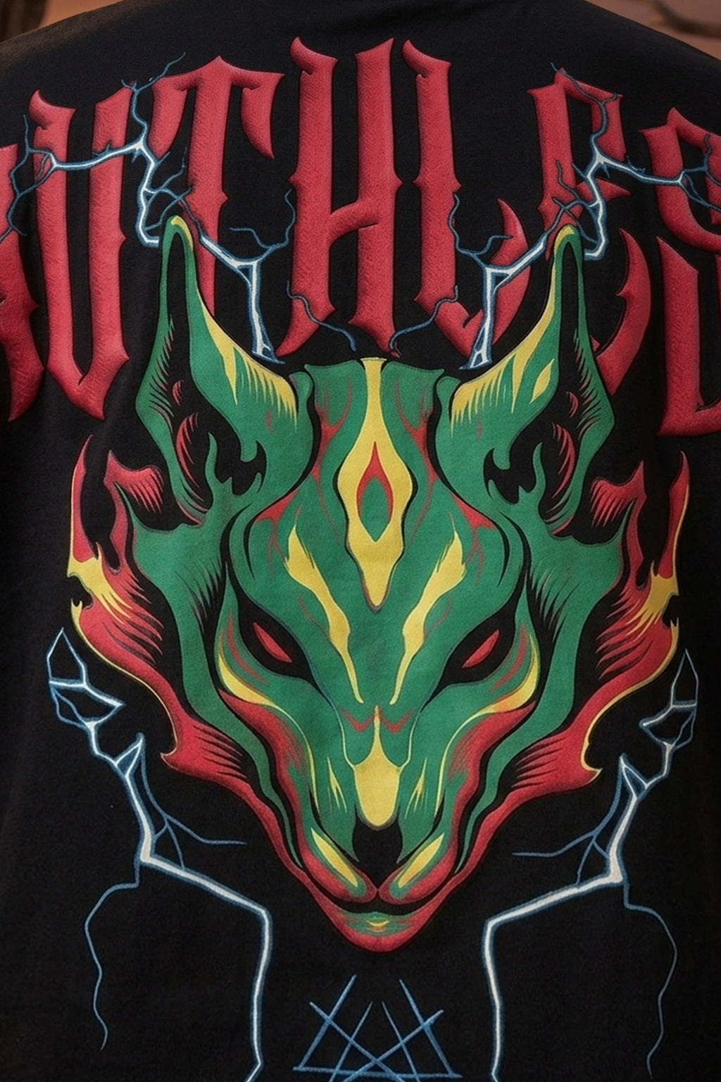 Ruthless Wolf Black 3D Puff Print Exclusive T-shirt Supreme Edition