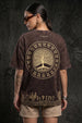 Rooted Brown Acid Washed Printed Exclusive T-shirt Epic Collection For Women