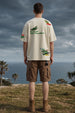 Crocodilian Swanwhite Oversized Printed Exclusive T-shirt