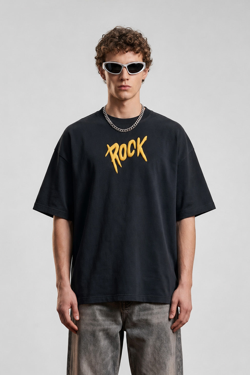Rock The Earth 3D Puff Print Exclusive T-shirt Supreme Edition