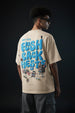 Flash Back Swanwhite Oversized Puff Printed Exclusive T-shirt