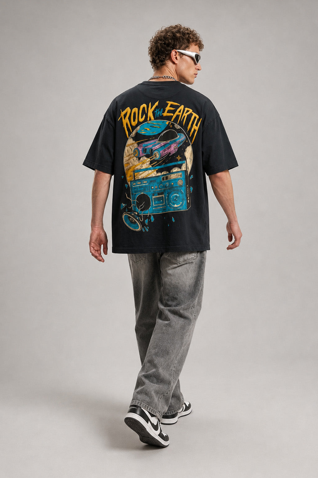 Rock The Earth 3D Puff Print Exclusive T-shirt Supreme Edition