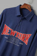 New York Navy Oversized Full Sleeve Exclusive Polo T-shirt