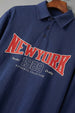 New York Navy Oversized Full Sleeve Exclusive Polo T-shirt