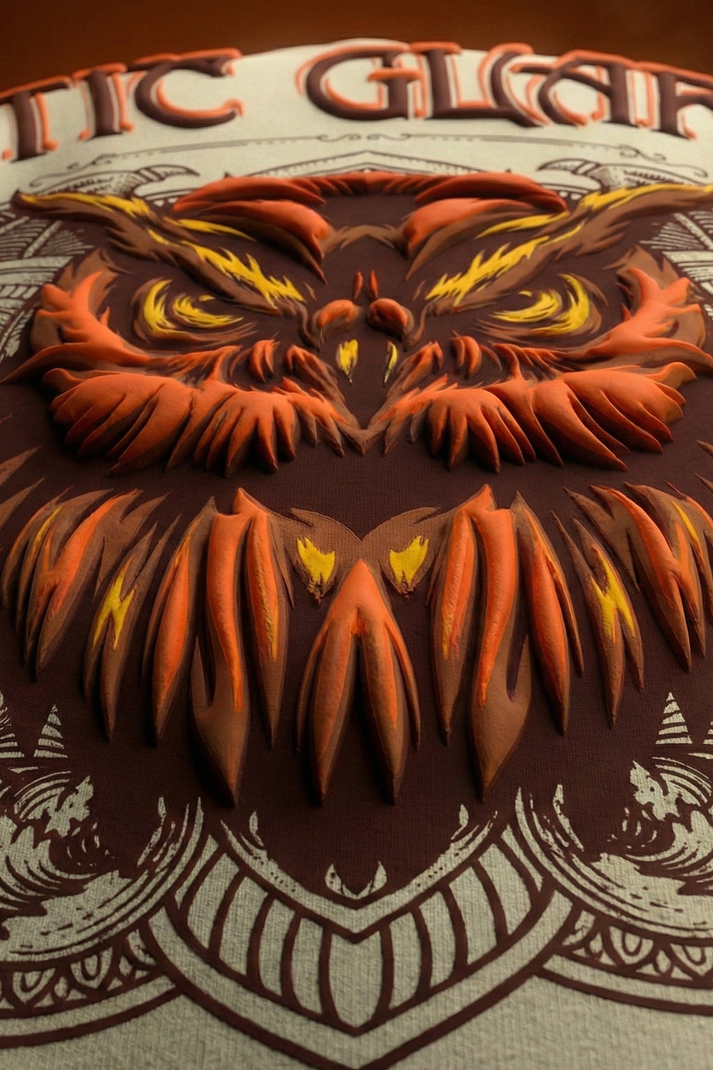 Guardian Owl Swanwhite 3D Puff Print Exclusive T-shirt Supreme Edition