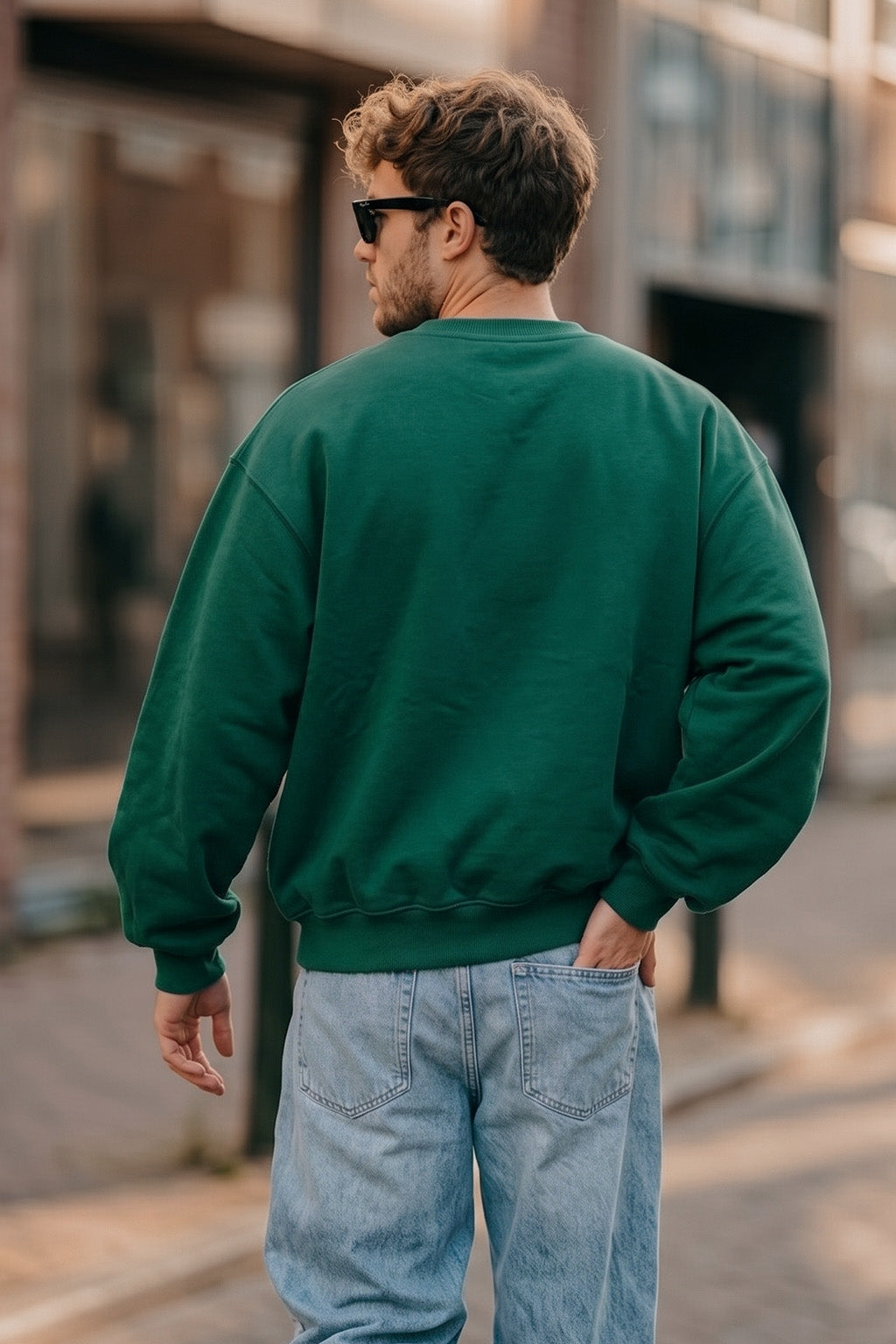 Yatch Club V Neck Oversized Exclusive Sweatshirt