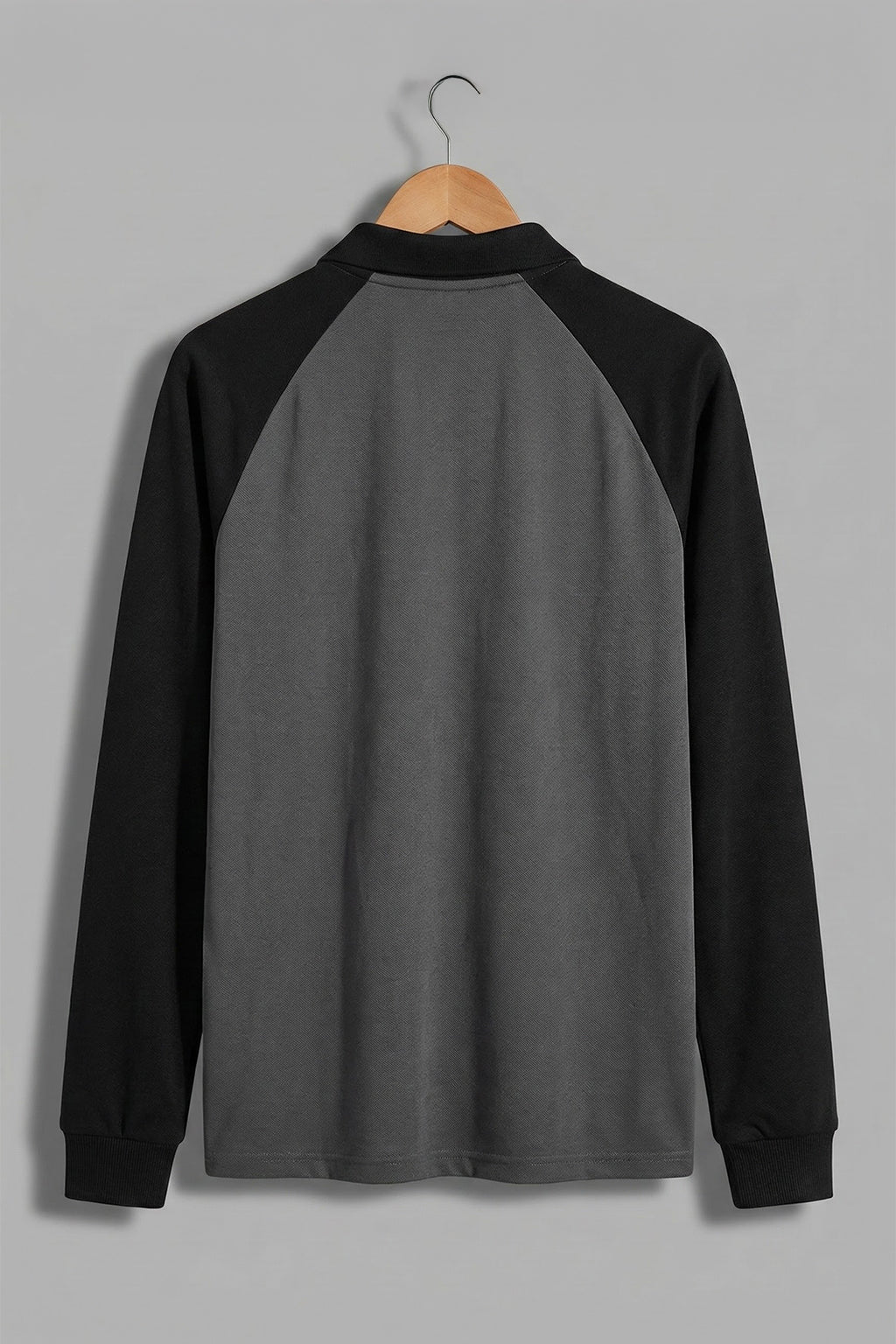 Los Angeles Grey Oversized Full Sleeve Exclusive Polo T-shirt