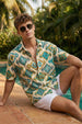 Azure Mosaic Swanwhite All Over Print Oversized Exclusive Shirt
