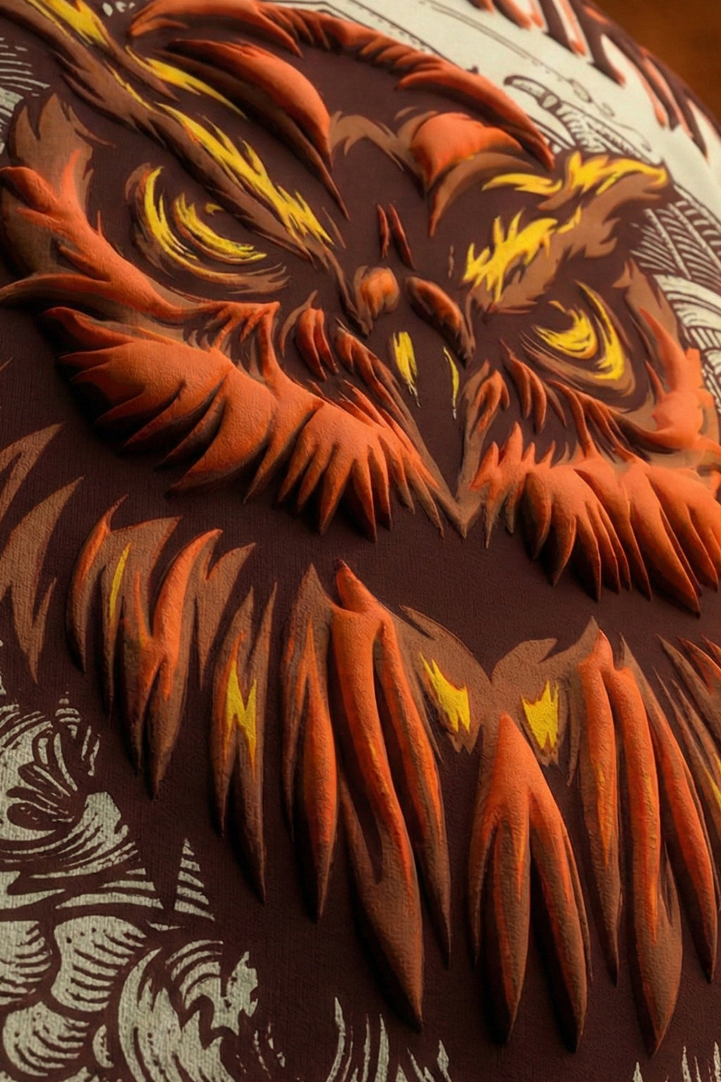 Guardian Owl Swanwhite 3D Puff Print Exclusive T-shirt Supreme Edition