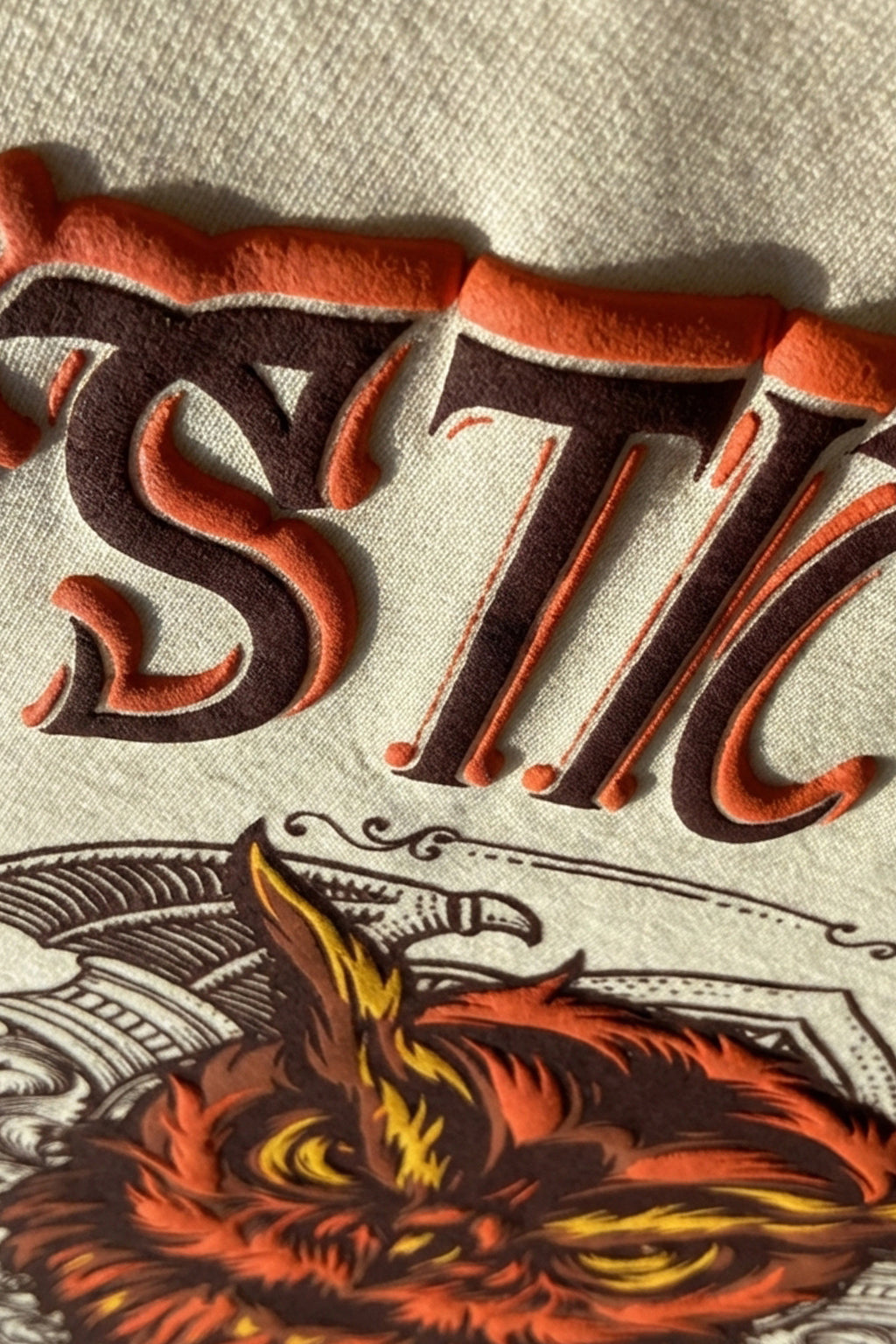 Guardian Owl Swanwhite 3D Puff Print Exclusive T-shirt Supreme Edition