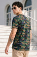 Camouflage Green Regular Fit Printed T-shirt