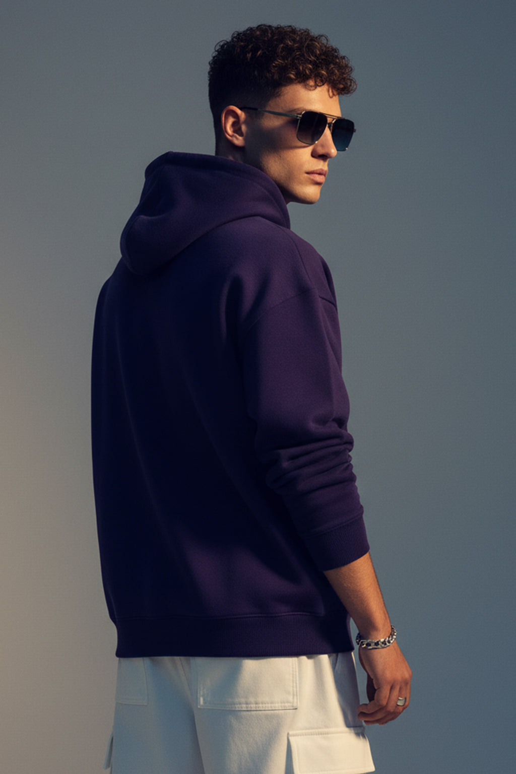 Drift Future Dusk Oversized Printed Hoodie