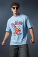 Be Fake Dutch Canal Oversized Graphic Printed T-shirt
