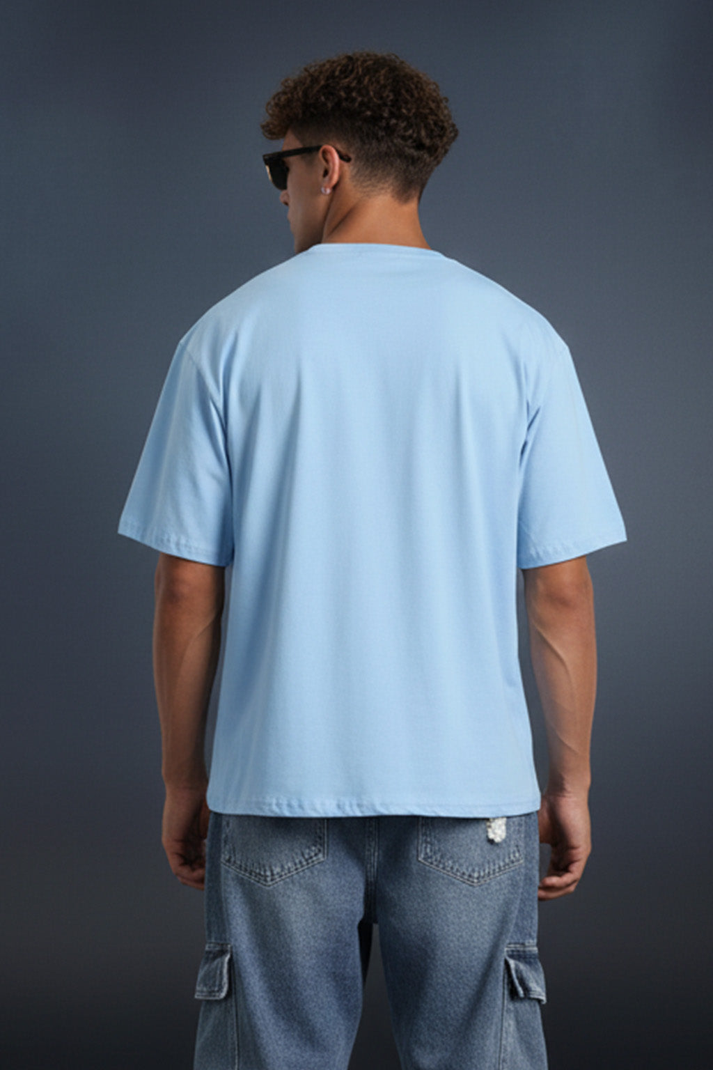 Be Fake Dutch Canal Oversized Graphic Printed T-shirt