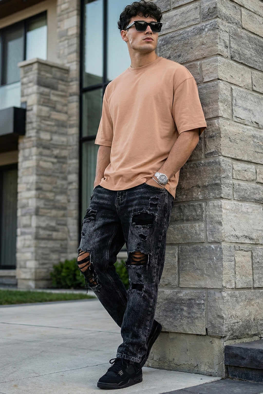 Cork Plain Oversized T-shirt