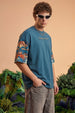Dragon Blue 3D Puff Print Exclusive T-shirt Supreme Edition