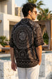 Vintage Paisley Brown All Over Print Oversized Exclusive Shirt