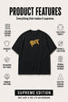 Rock The Earth 3D Puff Print Exclusive T-shirt Supreme Edition