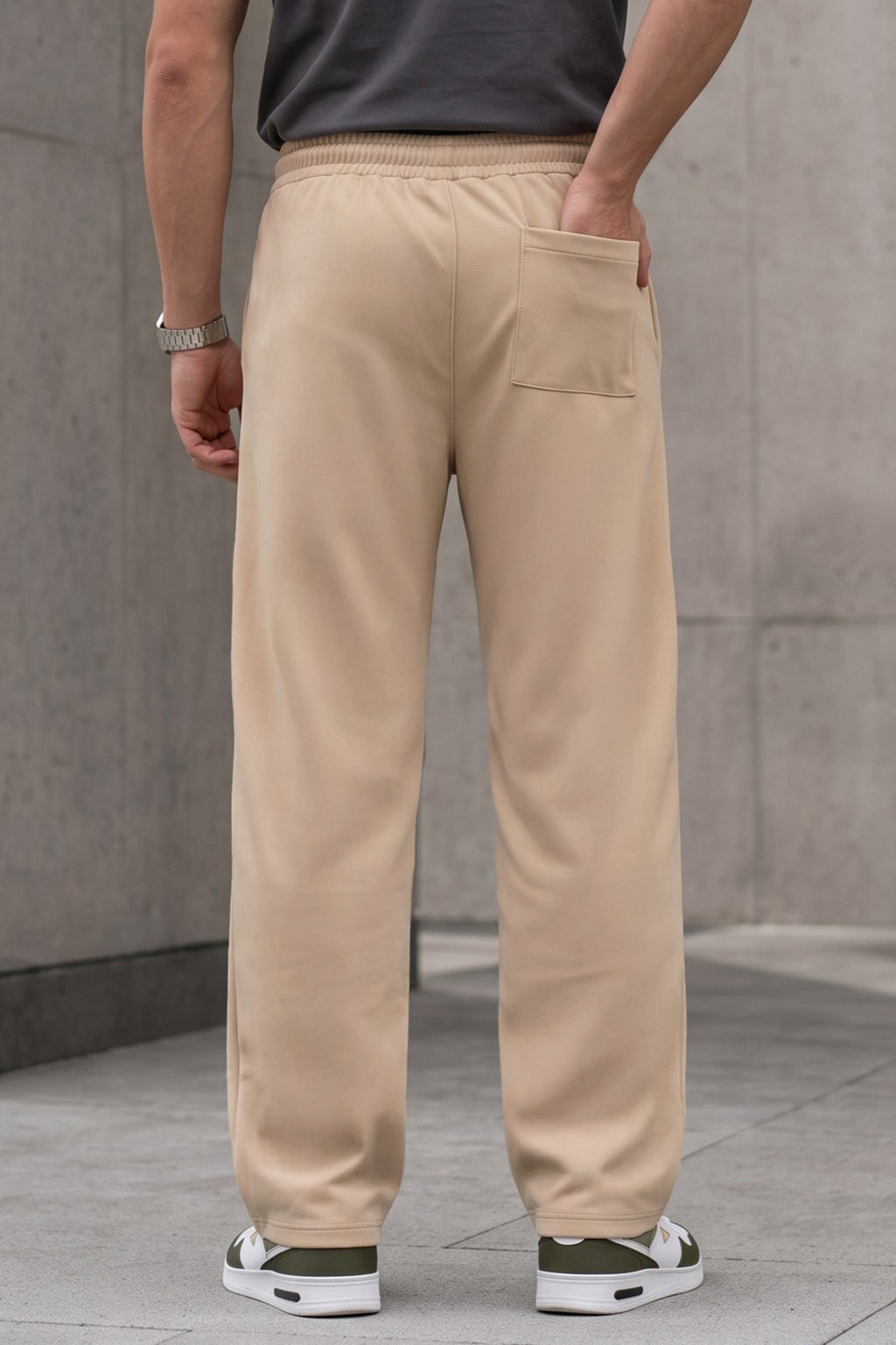Swanwhite Minimalist Loopknit Loose Fit Streetwear Jogger