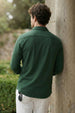 Green Plain Regular Fit Single Pocket Full Sleeve Exclusive Shirt