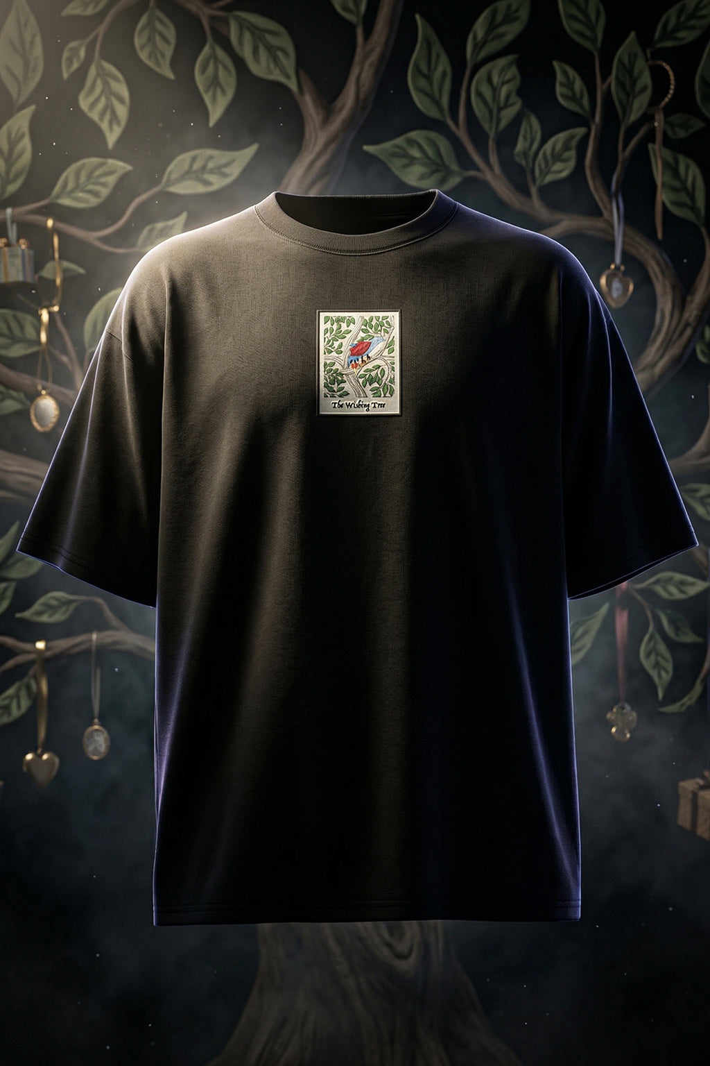 कल्पवृक्ष Black Printed Exclusive T-shirt Supreme Edition