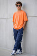 Muskmelon Solid Oversized Boys T-shirt