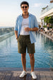Olive Relaxed-Fit Exclusive Travel Shorts