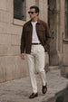 Brown Exclusive Black Premium Button Detail Exclusive Shacket
