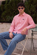 Crimson Stripe Red Boxy Fit Full sleeve Exclusive Shirt