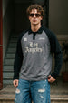 Los Angeles Grey Oversized Full Sleeve Exclusive Polo T-shirt