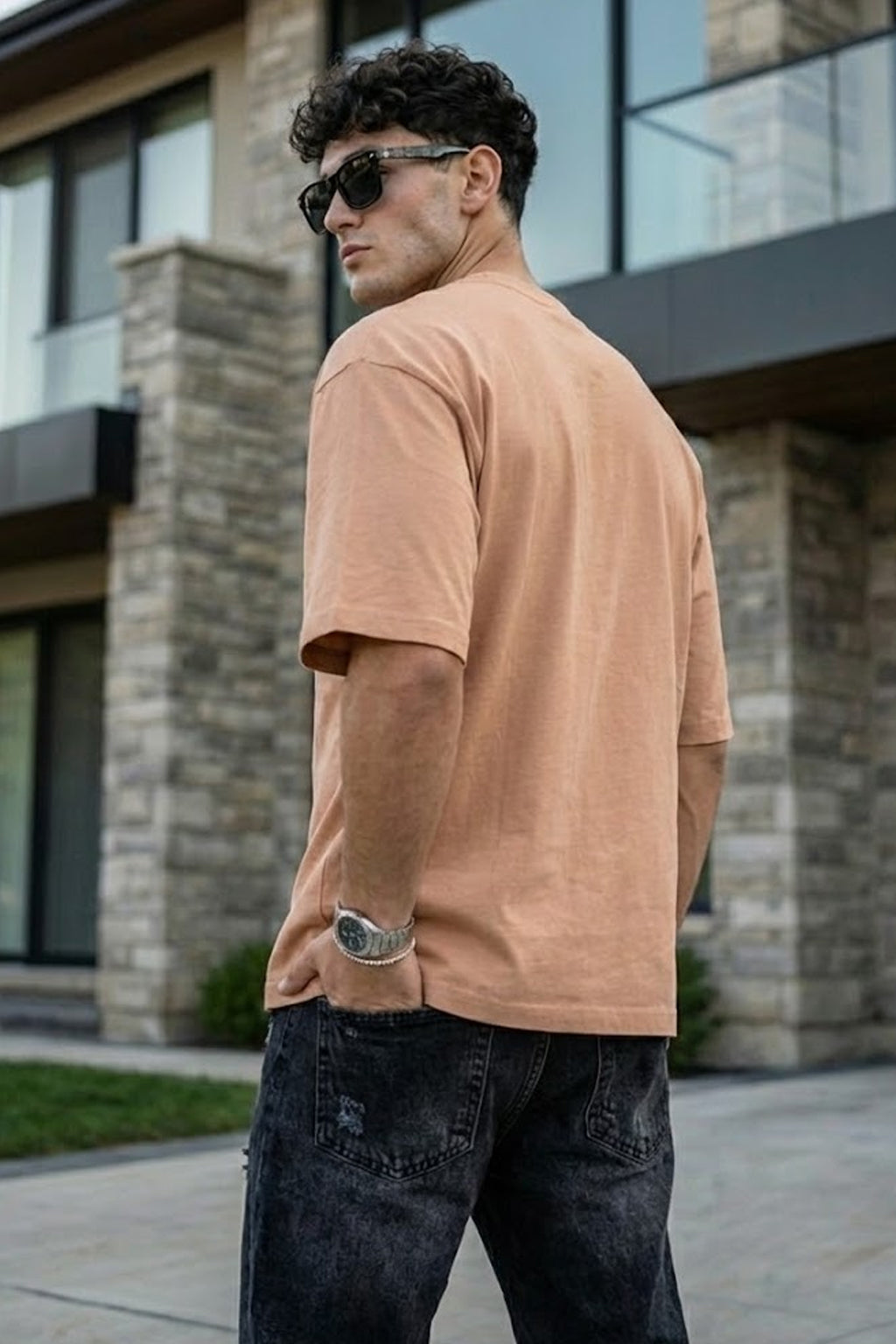 Cork Plain Oversized T-shirt