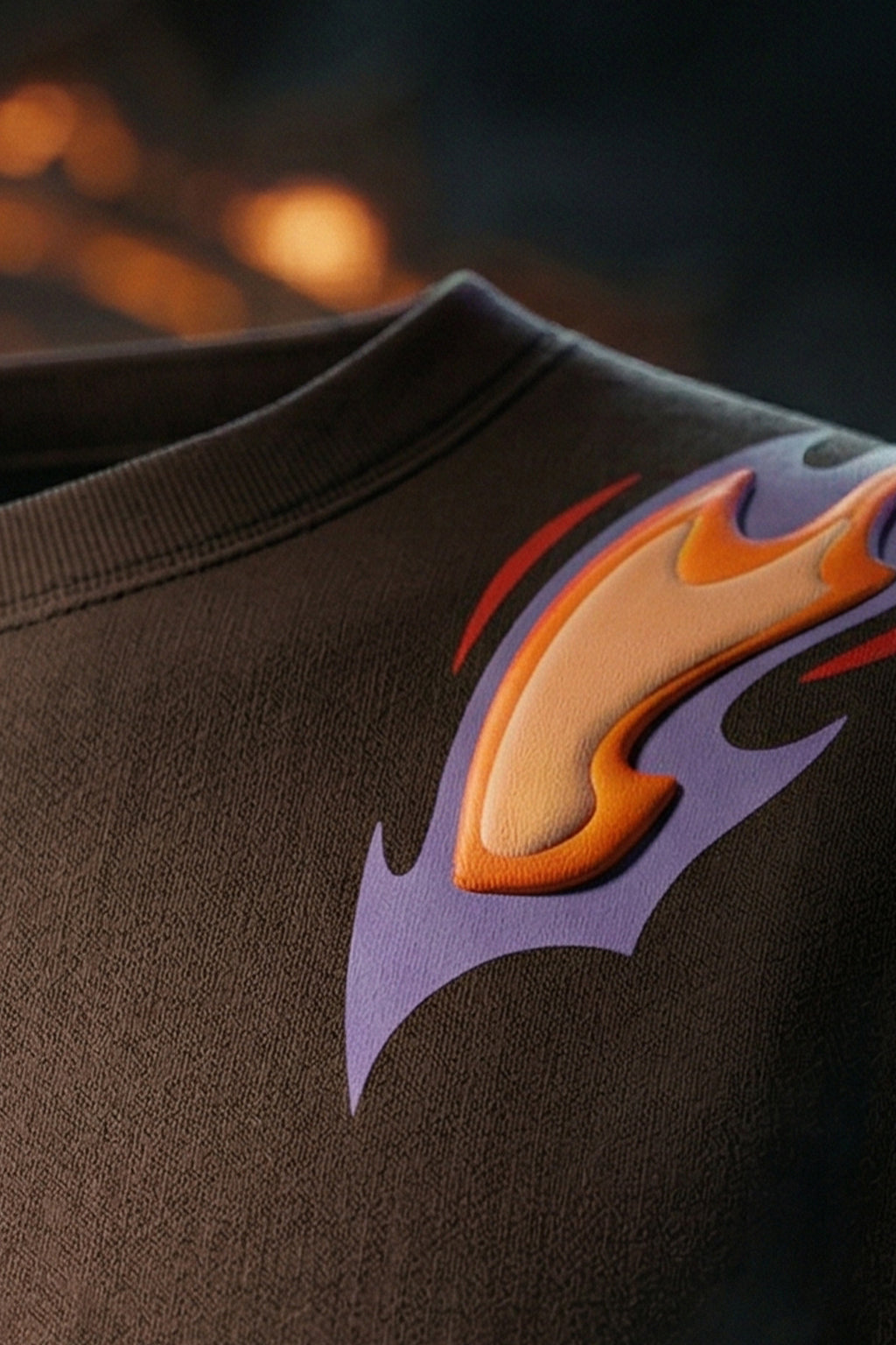 अग्नि Brown Puff Printed Exclusive T-shirt Supreme Edition