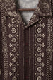 Vintage Paisley Brown All Over Print Oversized Exclusive Shirt