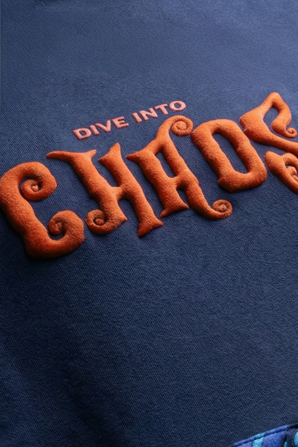 Chaos Future Dusk Oversized Puff Printed Exclusive Hoodie