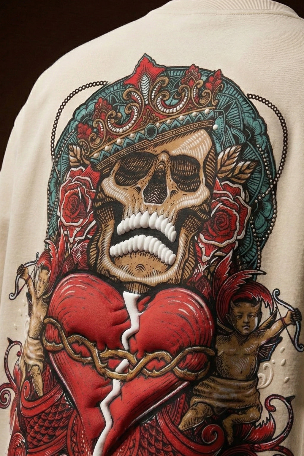 Chaos Swanwhite 3D Puff Print Exclusive T-shirt Supreme Edition