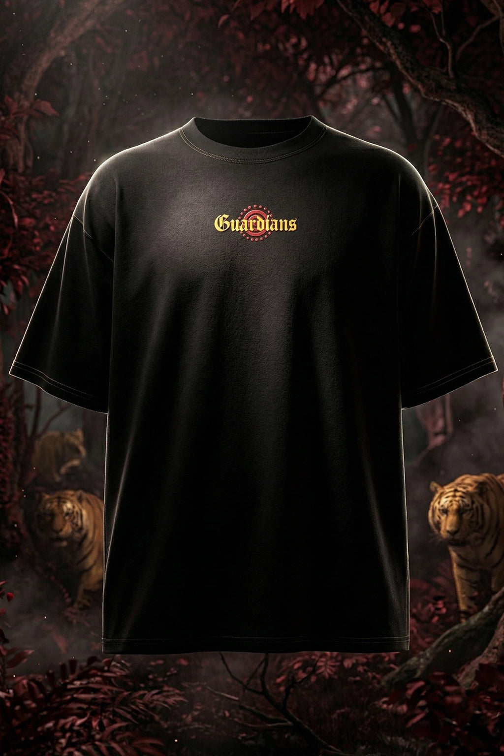 Guardians Black Printed Exclusive T-shirt Supreme Edition