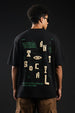 Antisocial Black Oversized Puff Printed Exclusive T-shirt