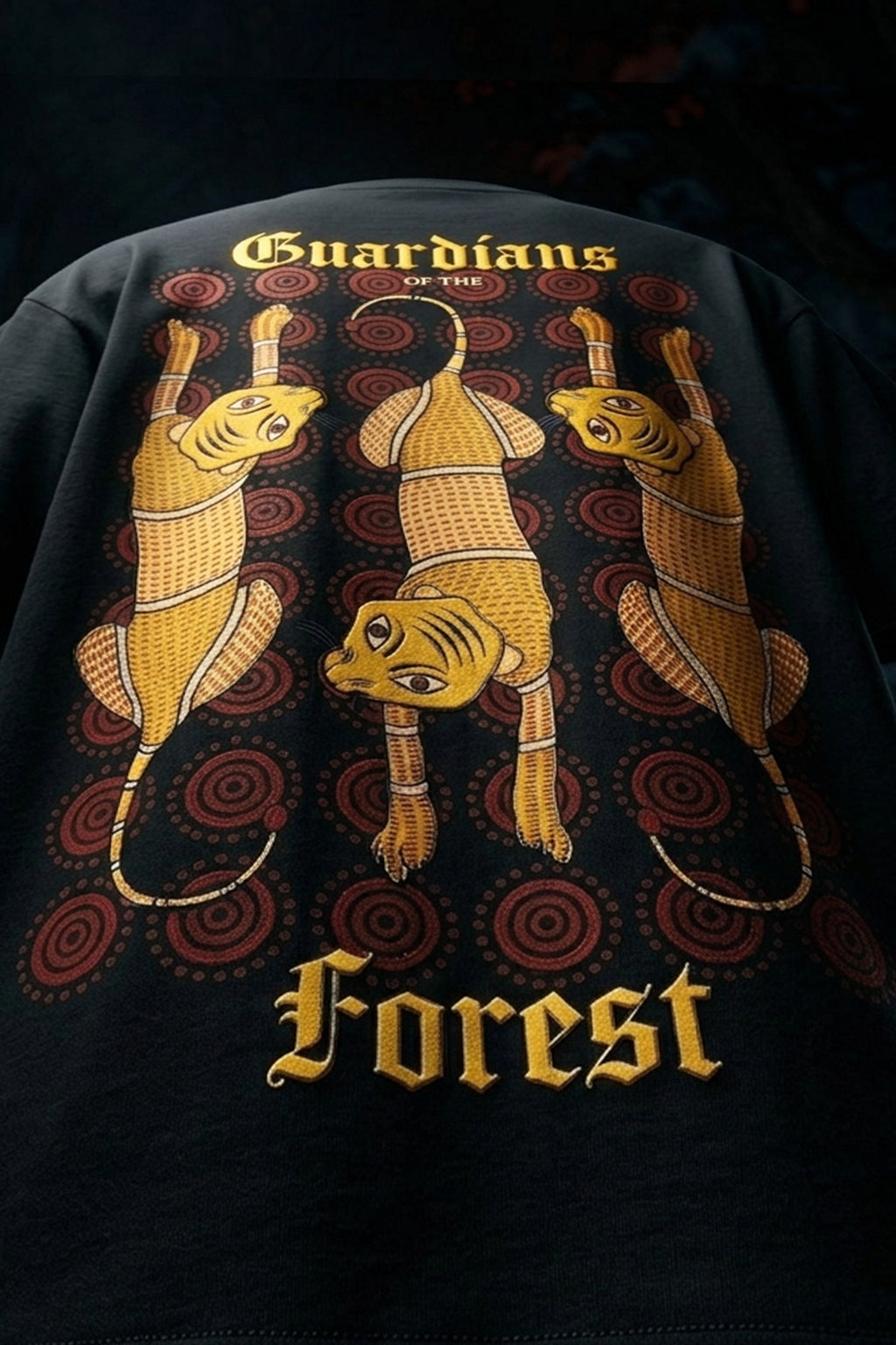 Guardians Black Printed Exclusive T-shirt Supreme Edition