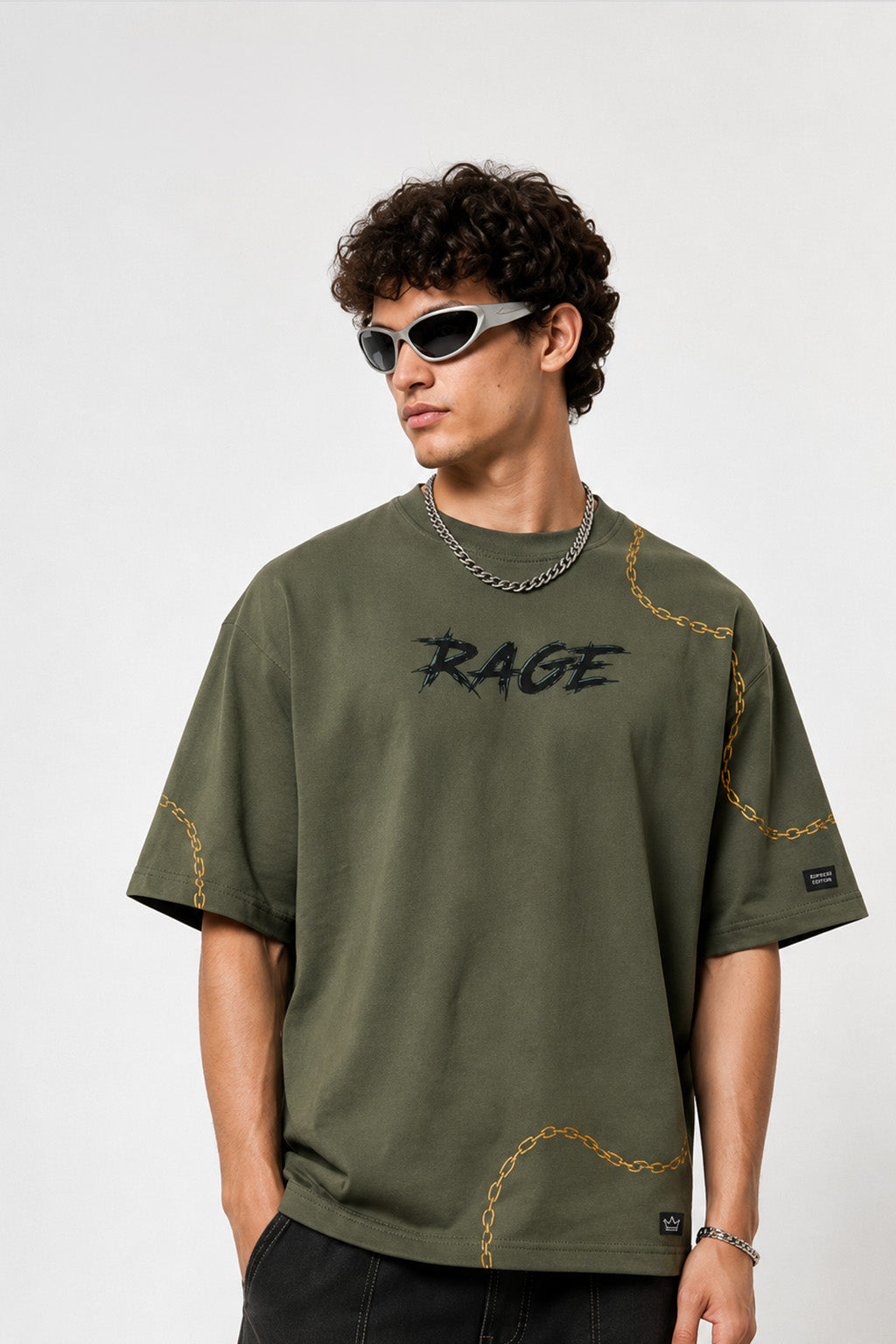 Black Panther Olive Back Printed Exclusive T-shirt Supreme Edition