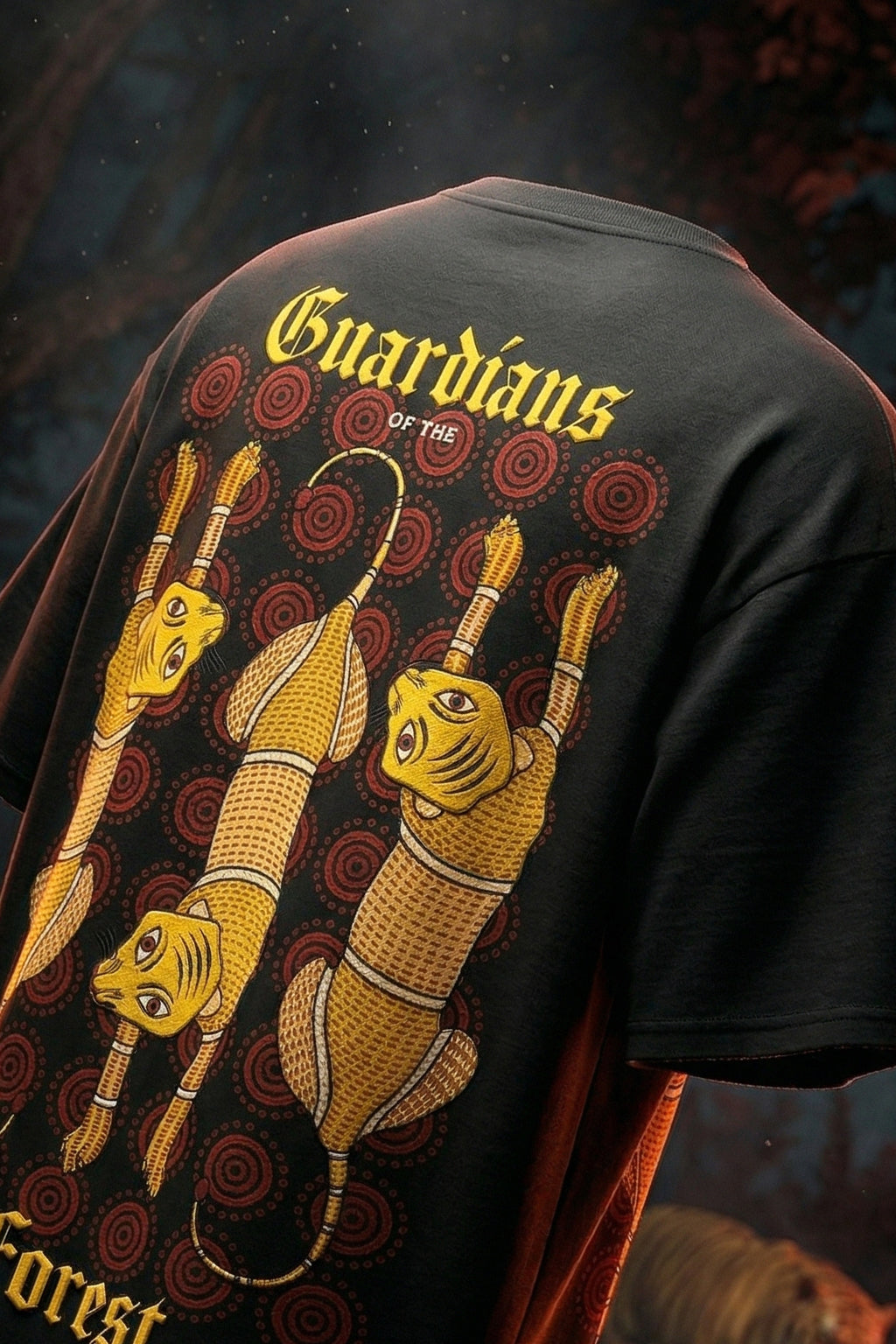 Guardians Black Printed Exclusive T-shirt Supreme Edition
