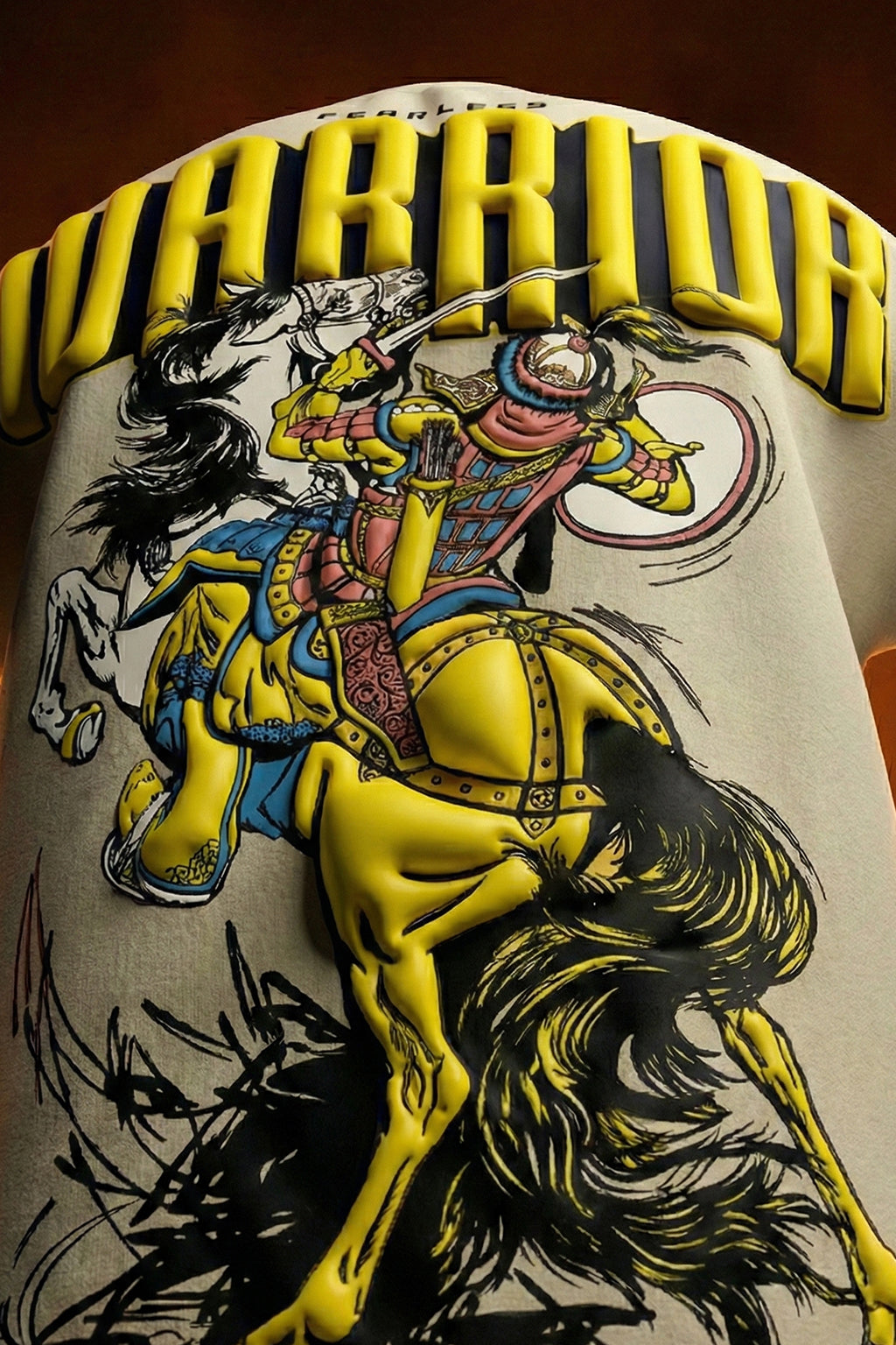 Warrior Swanwhite 3D Puff Print Exclusive T-shirt Supreme Edition