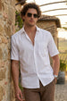 White Plain Regular Fit Half Sleeve Single Pocket Exclusive Shirt