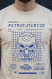 Futurism Swanwhite Regular Fit Printed T-shirt