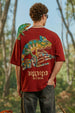 Disguised Red 3D Puff Print Exclusive T-shirt Supreme Edition