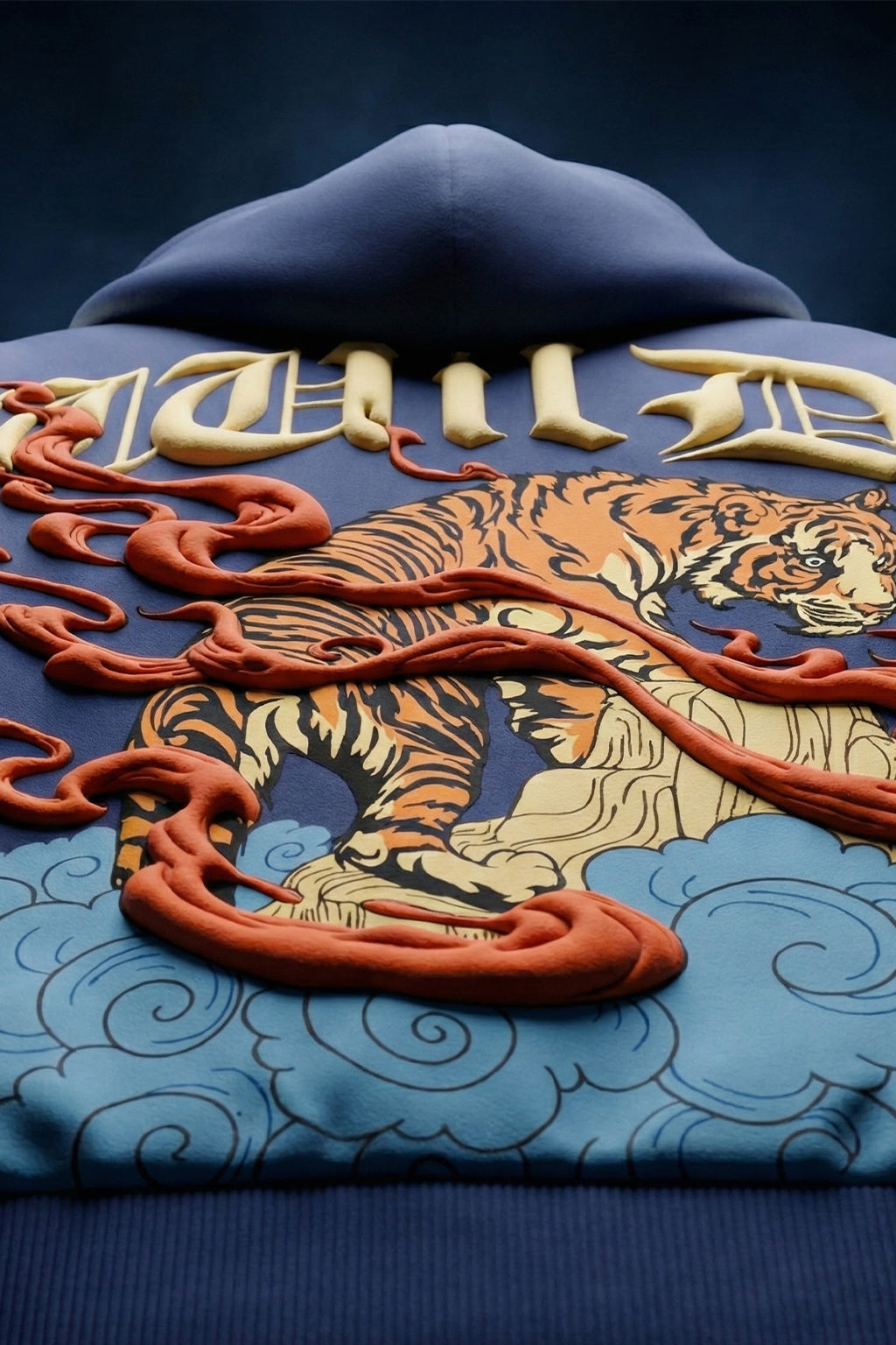 Wild Future Dusk Oversized Puff Printed Exclusive Hoodie